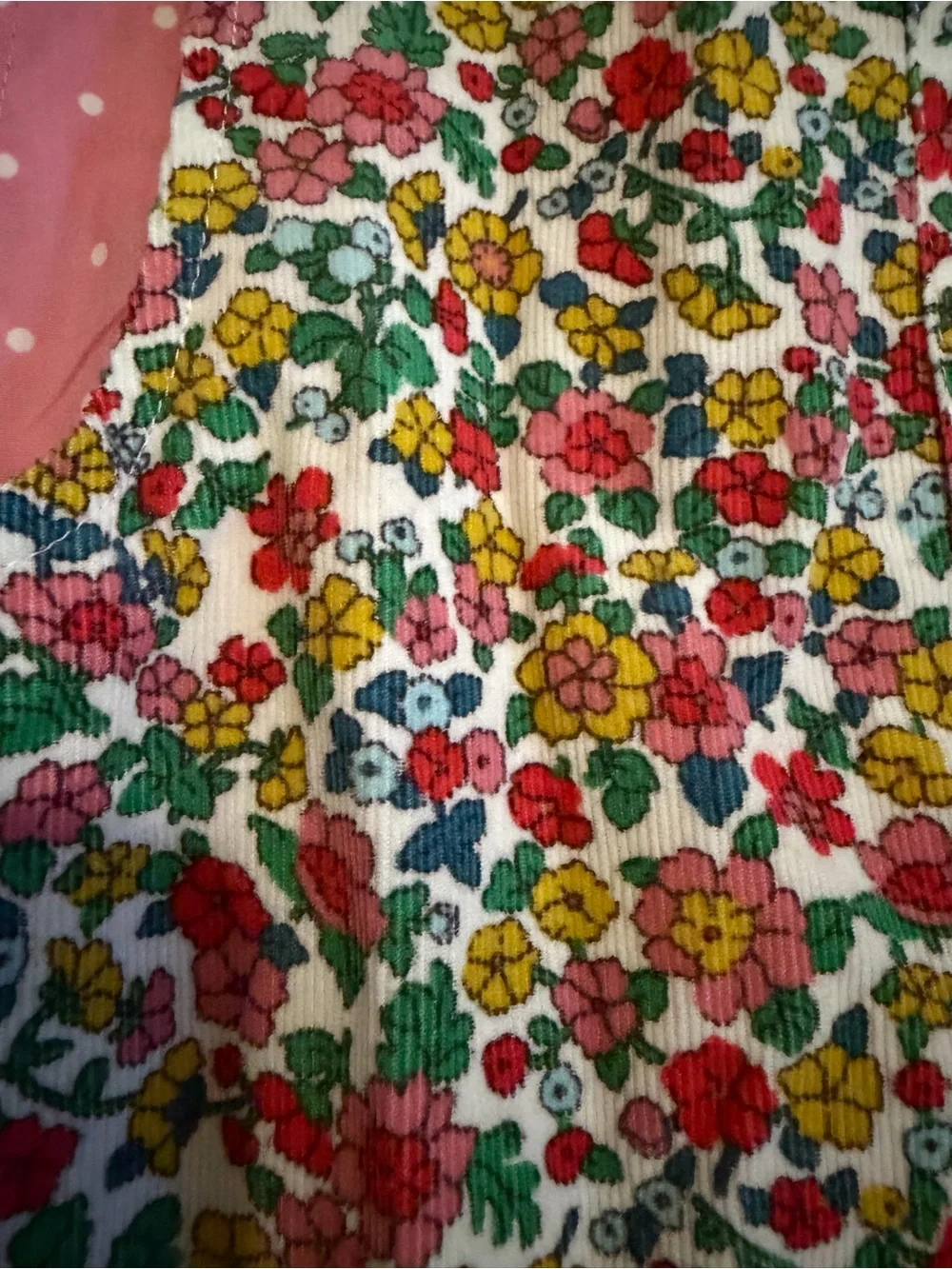 Baby Boden Floral Print Dungarees/Overalls